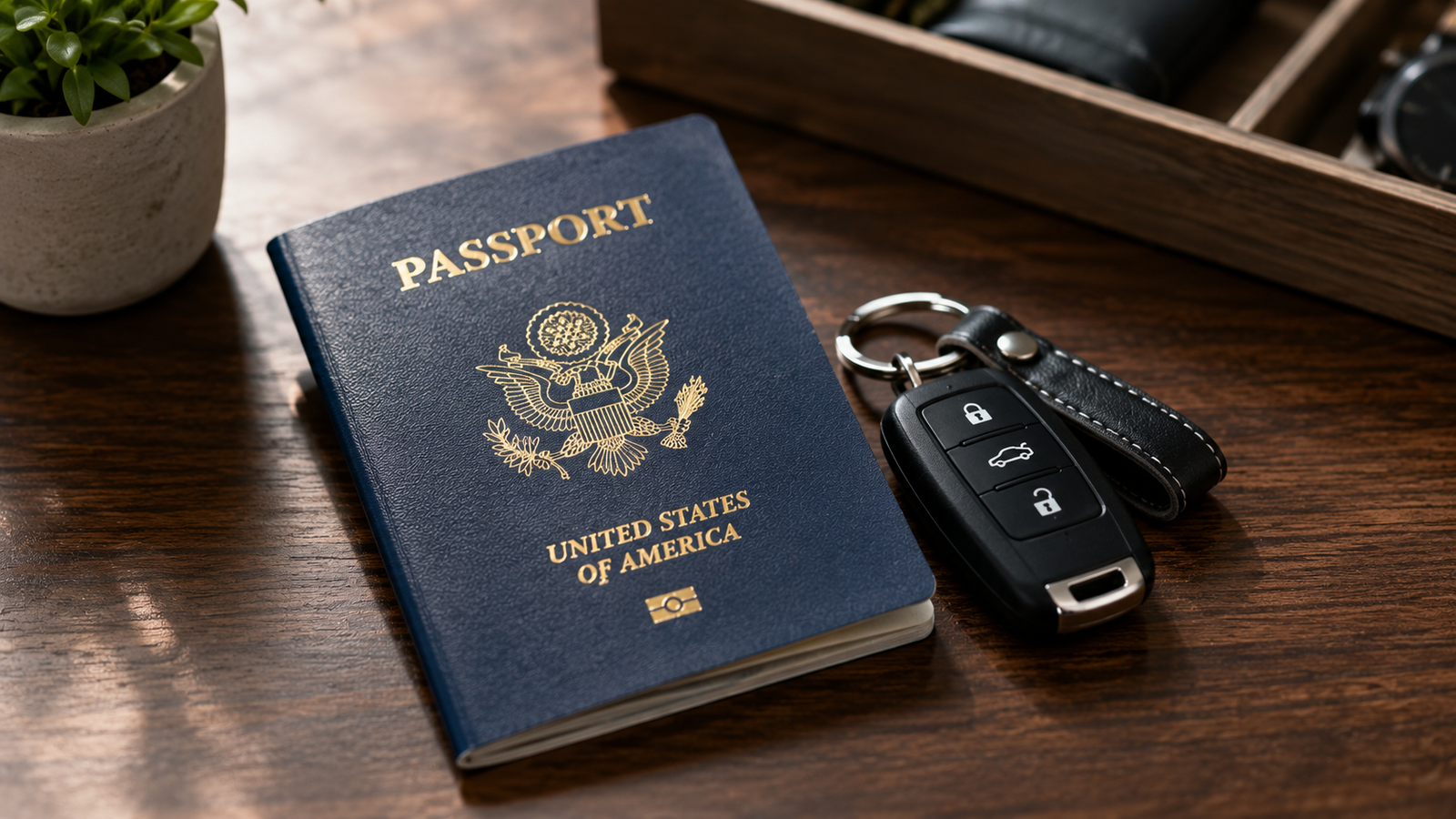 Passport and car keys