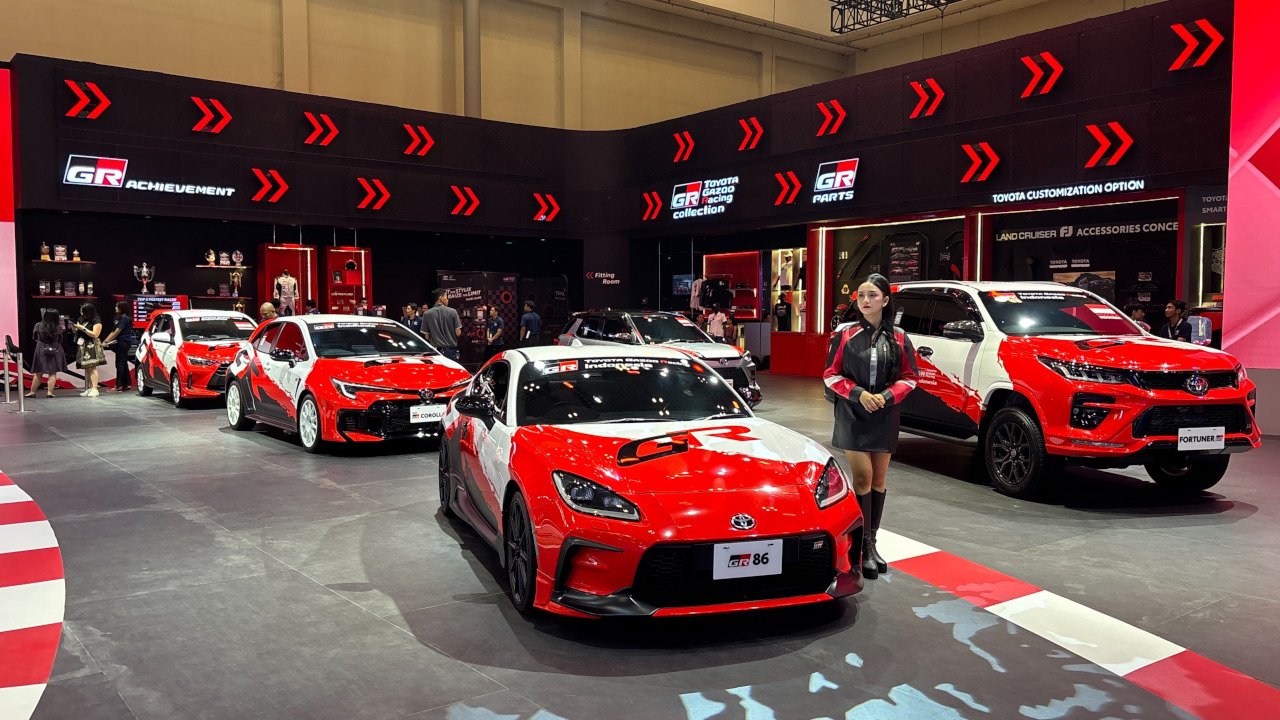 Toyoa booth at GIIAS 2026