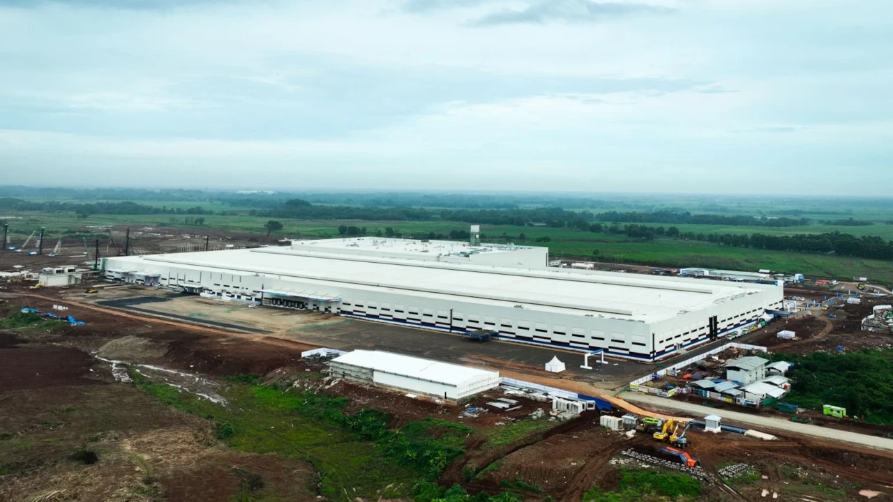 Vinfast factory in Subang, West Java